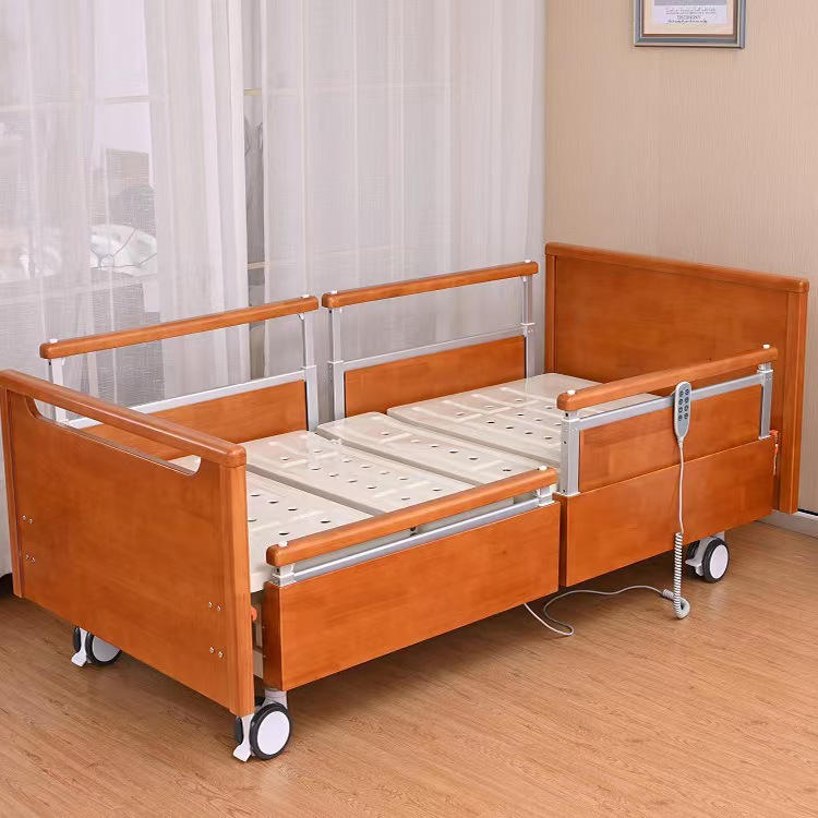 手搖護(hù)理床的翻折功能