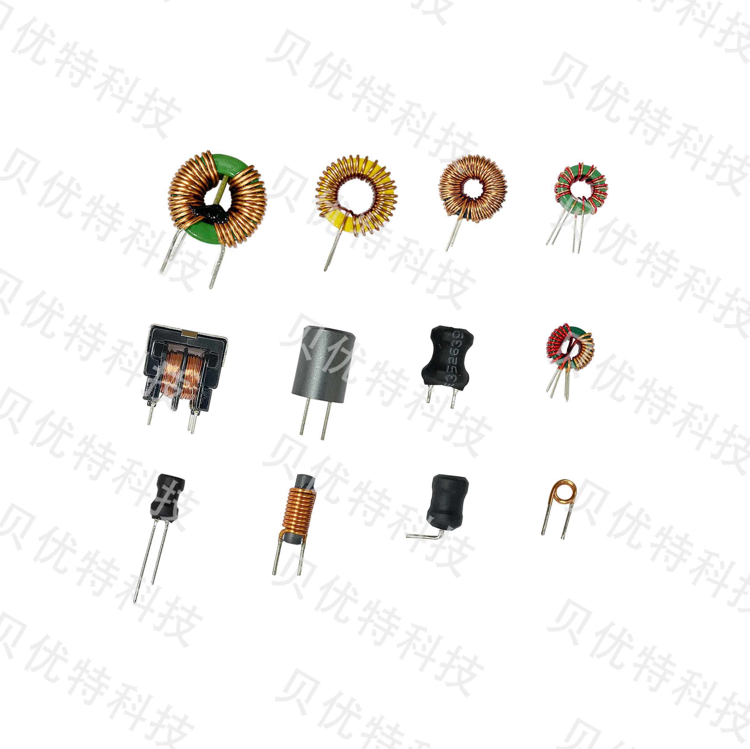 臥式插件工字電感BTPK0608-221K黑色套管電感線圈