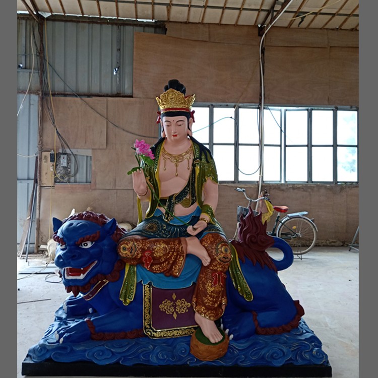 河北文殊菩薩佛像定做 普賢菩薩 文殊廣法天尊佛像