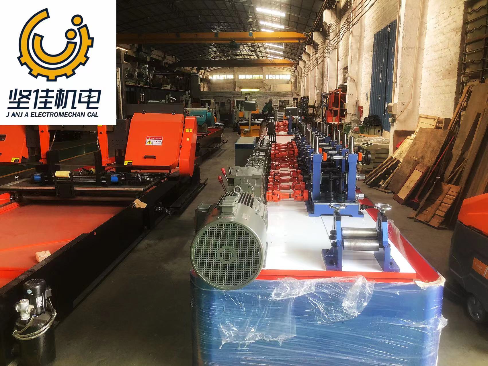 堅佳 廣東佛山不銹鋼建筑裝飾焊管成型機械設(shè)備生產(chǎn)線