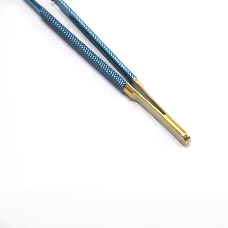貝萊沃牌顯微鑷滾花柄用于神經(jīng)外科手術(shù)15-25cm