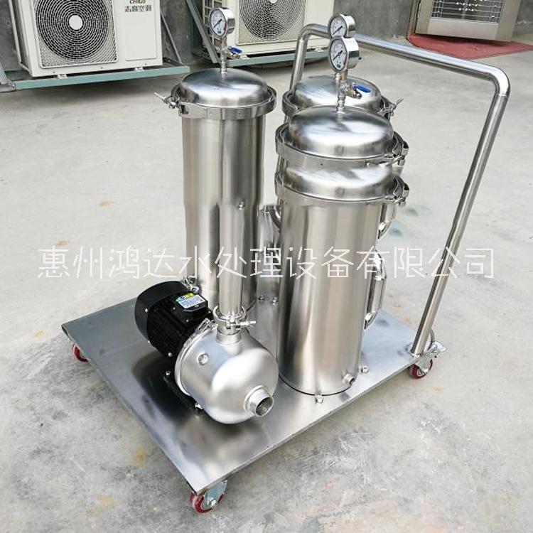 工廠直銷  移動推車式過濾器  304不銹鋼4號機袋式過濾器微孔過濾器