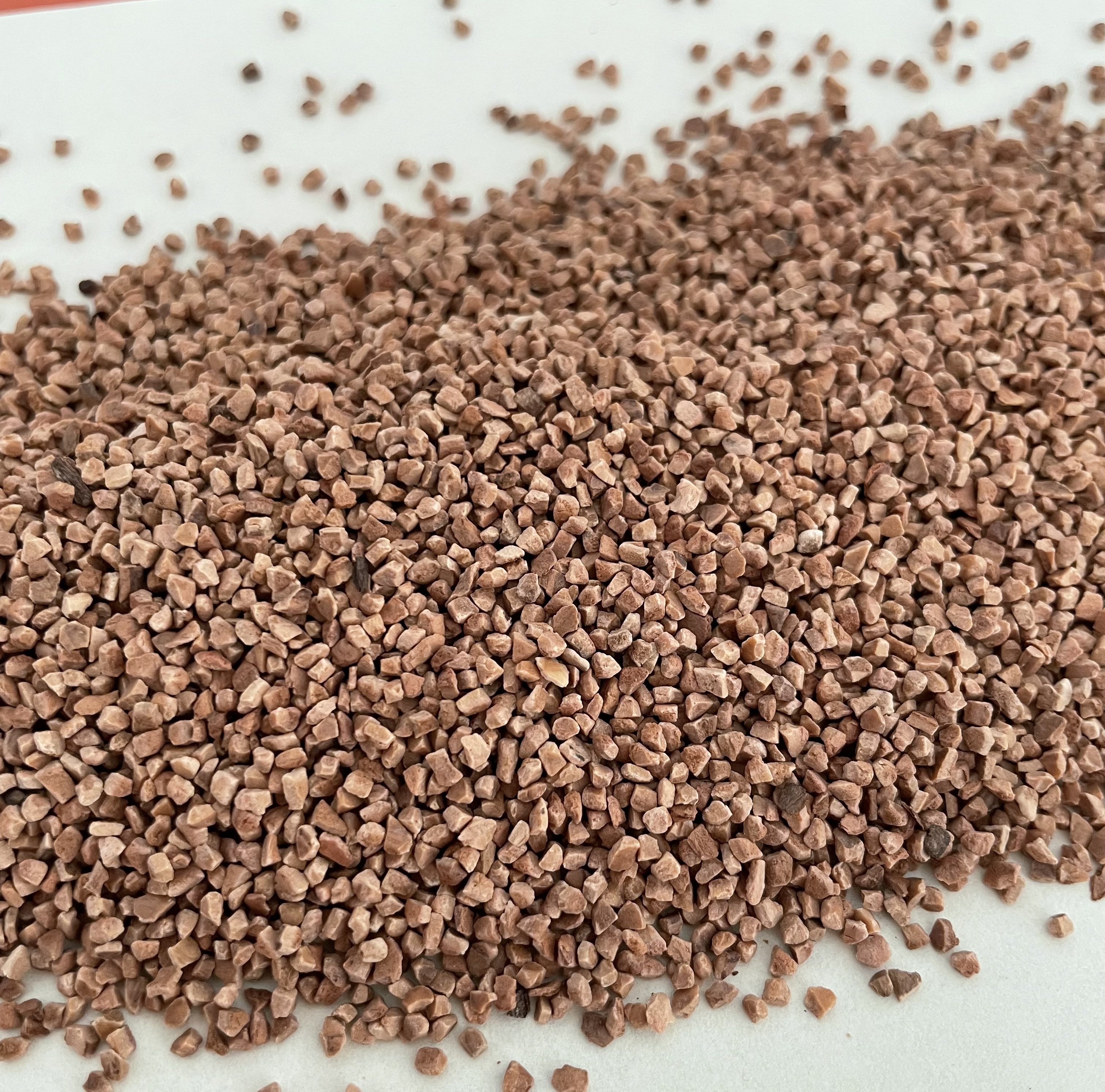 廠家供應(yīng)果殼濾料顆粒碎水過濾污水處理易再生含油污水處理仁泉
