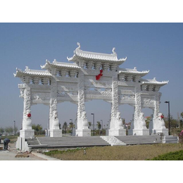 牌坊石雕 石牌樓 石雕牌樓雕刻鄉(xiāng)鎮(zhèn)景觀標(biāo)志