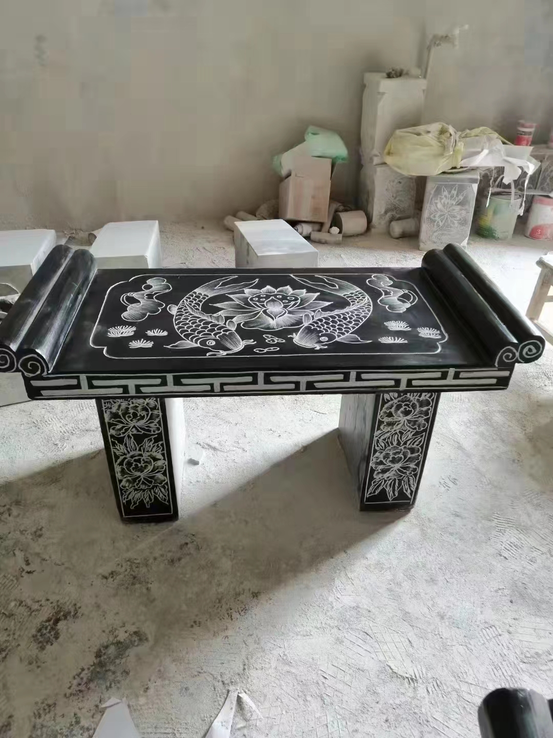 青石石桌石凳石塔石獅子 青石石材加工多少錢