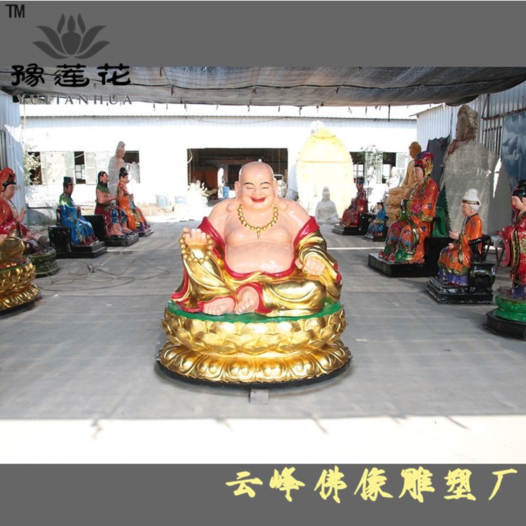 平頂山彌勒佛神像 韋陀菩薩 四大天王 四大金剛佛像 寺院佛像擺件