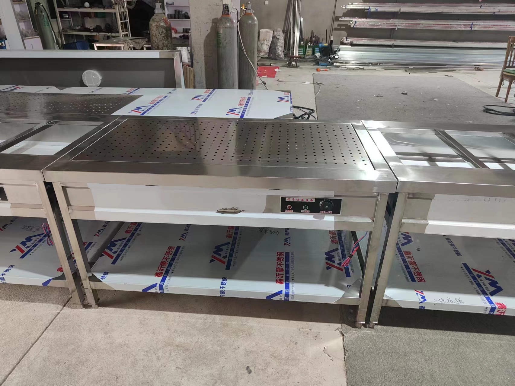 快餐保溫臺(tái)商用小型不銹鋼臺(tái)式加熱湯池飯店熱菜保溫車食堂售飯臺(tái)