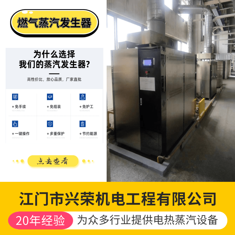 中山燃氣蒸汽發(fā)生器生產(chǎn)廠家、定制、價格、供應商