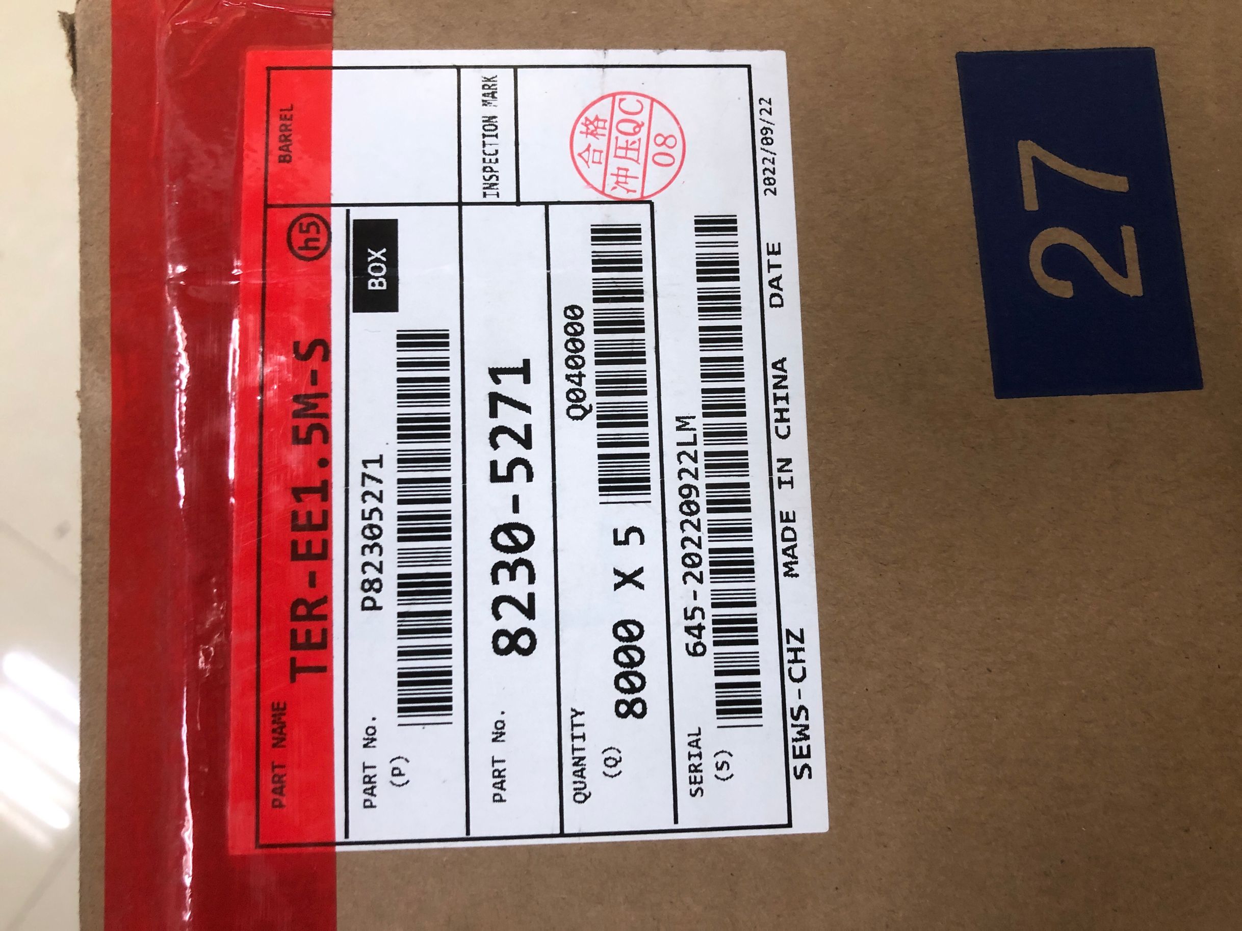 住友/SUMITOMO 8230-5271 端子接插件 矩形連接器