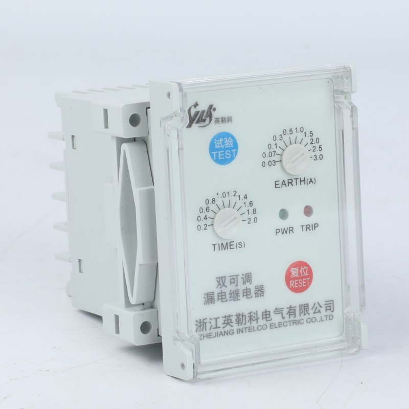 英勒科 RELR-1DS漏電繼電器適用于交流電壓線路中做有無中性點(diǎn)漏電保護(hù)