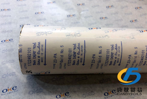 供應日本尾池燙金紙PF610-1金