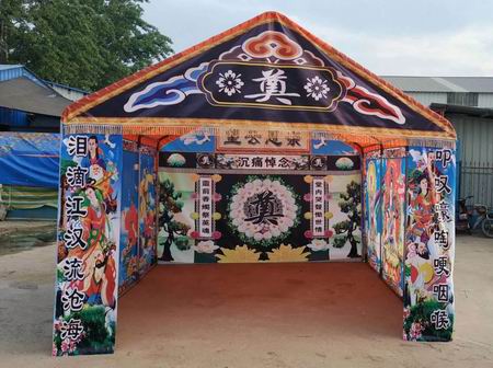 供應(yīng)農(nóng)村鋼架靈棚白事的新寵