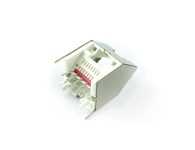 深圳供應(yīng) 帶LED燈45度網(wǎng)絡(luò)插座 RJ45網(wǎng)絡(luò)連接器 RJ45網(wǎng)絡(luò)接口