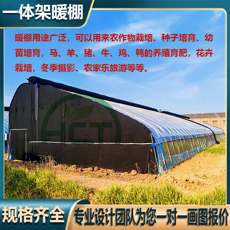 溫室大棚 溫室大棚骨架暖棚種植蔬菜拱棚養(yǎng)殖棚全套設(shè)計(jì)支持定制熱鍍鋅材質(zhì)
