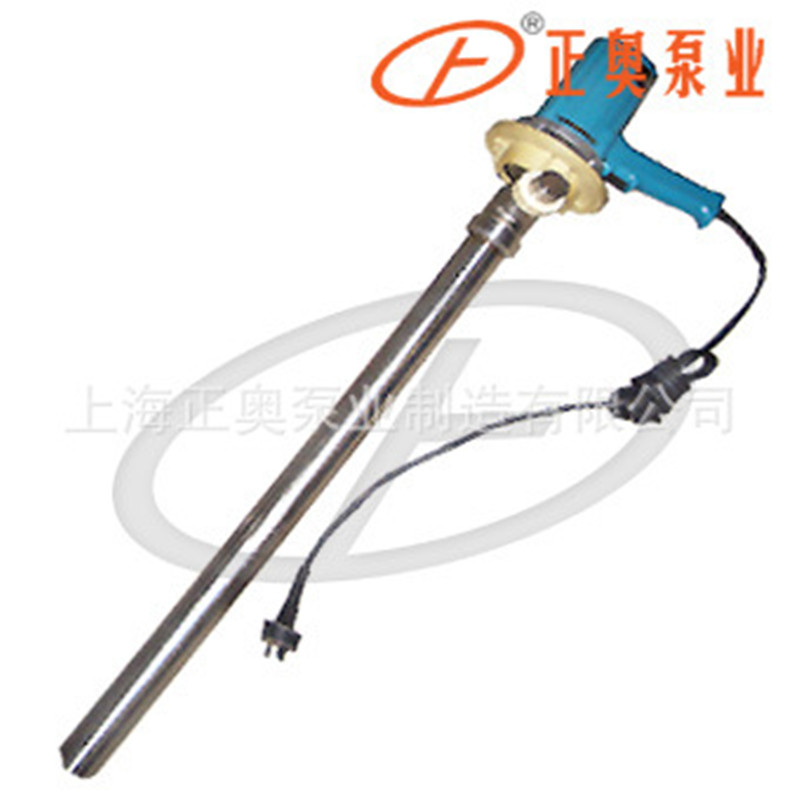 正奧泵業(yè)JK-3-9P型不銹鋼電動油桶泵大流量大口徑插桶泵