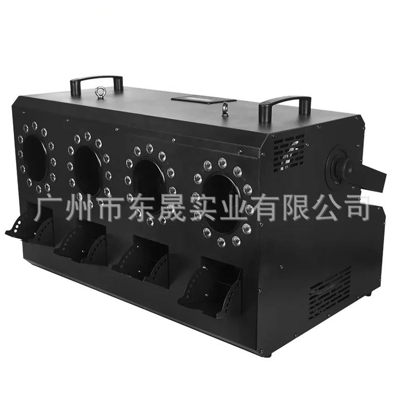 雅淇燈光LED煙霧泡泡機噴氣式霧泡機1600W四頭泡泡機 游樂場DMX煙泡機