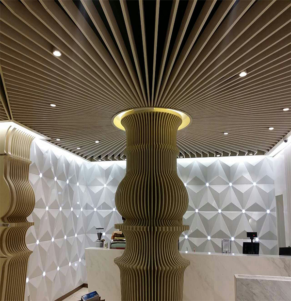 河北鋁方通 U形方通 木紋u型槽吊頂 鋁方管 鋁合金方通 定制