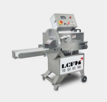 西安全自動熟肉切片機 切五花肉扣肉片機 臘肉叉燒肉切片機器 厚薄可