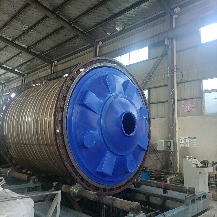 一體成型法蘭PE儲(chǔ)罐20立方污水處理藥劑儲(chǔ)存桶耐酸堿溶藥罐