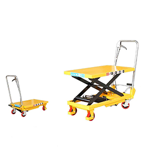 手動平臺車（分體泵）升降平臺車 手動液壓搬運車 小型簡易移動式剪叉升降叉車