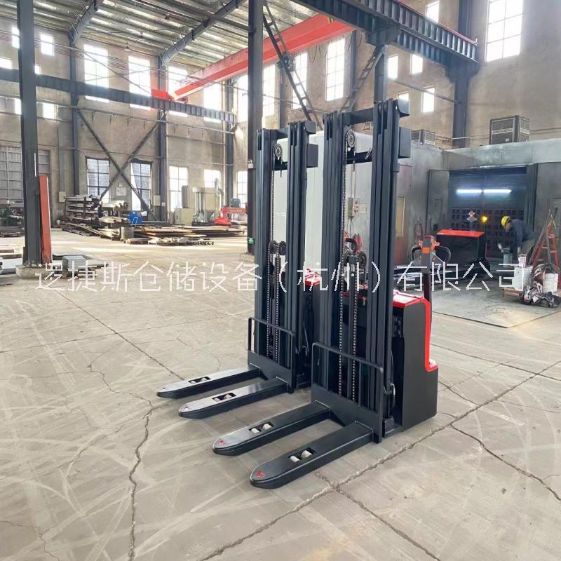 2噸步行式堆垛車升高4.5米 電動堆高車電瓶升高車托盤搬運(yùn)車