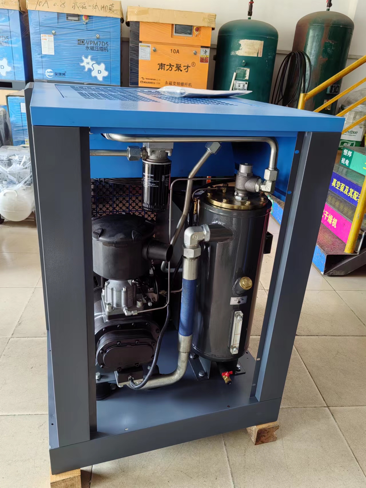 南方聚才永磁變頻空壓機(jī)出售 變頻啟動(dòng) 節(jié)能環(huán)保 佰達(dá)節(jié)能科技