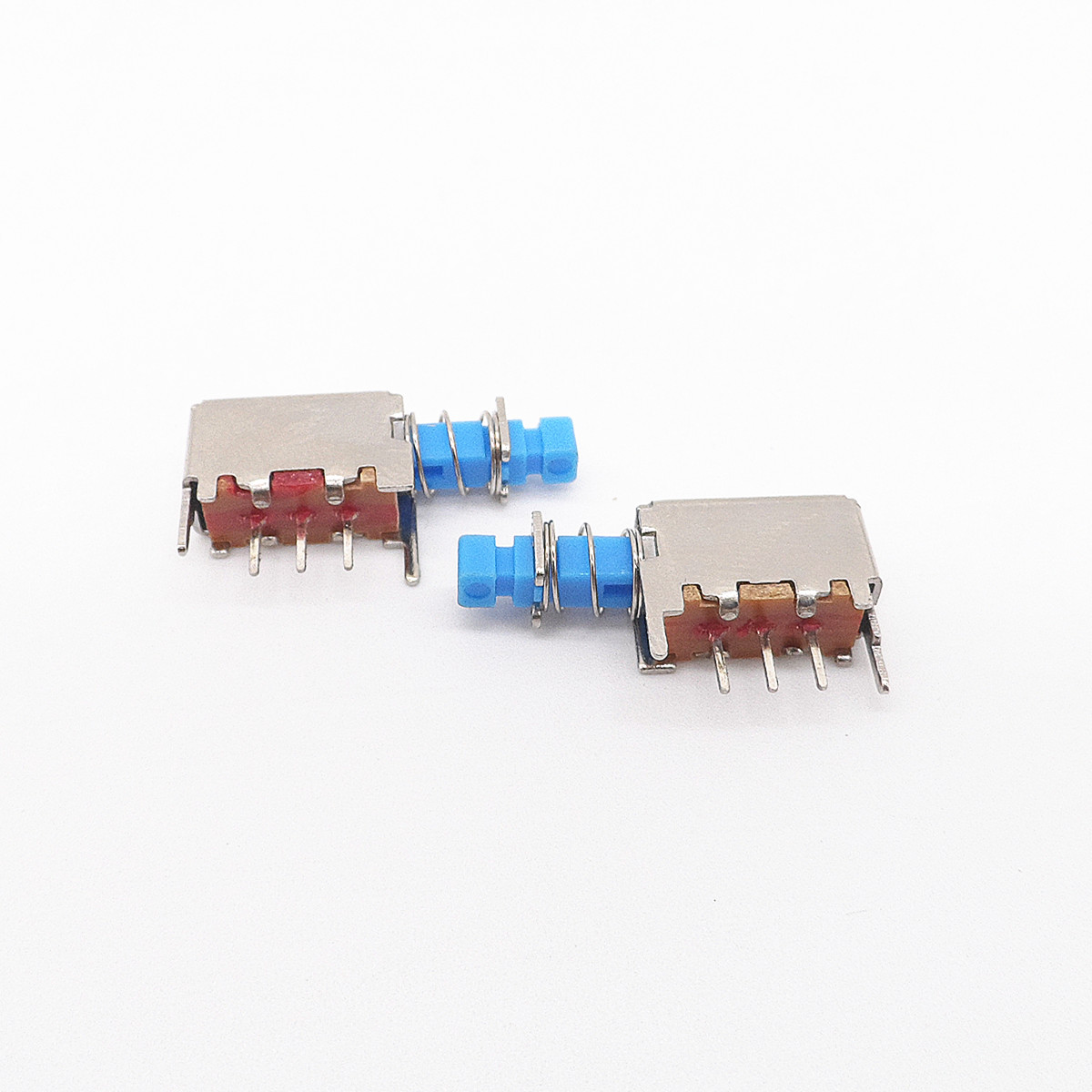 自鎖開關(guān)PS12E05藍柄無鎖按鍵開關(guān)微動開關(guān)連通電源