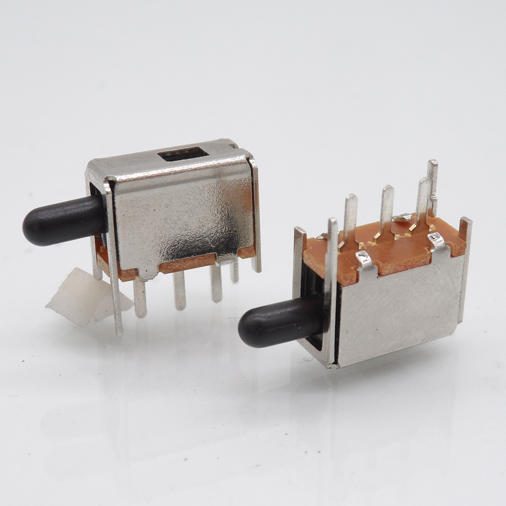 對插腳 PS12D33按鍵 開關(guān)無鎖按下通電開關(guān)0.3a50V