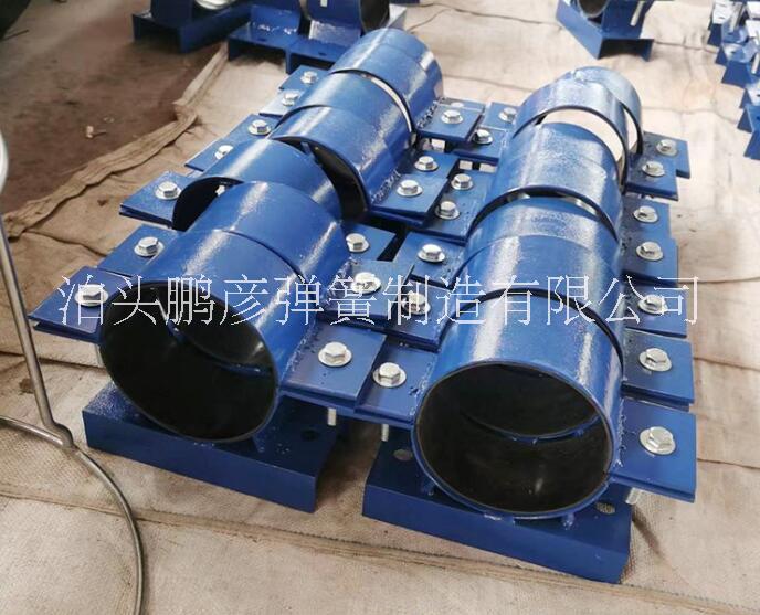 DT型管道彈性托架減震器消防管道弧形減振支架管道卡箍半徑直徑定制