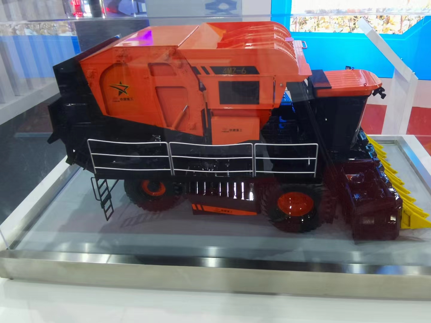 采棉機模型，施工機械模型制作，模型定制廠家，多少錢【大連藝匠模型科技】