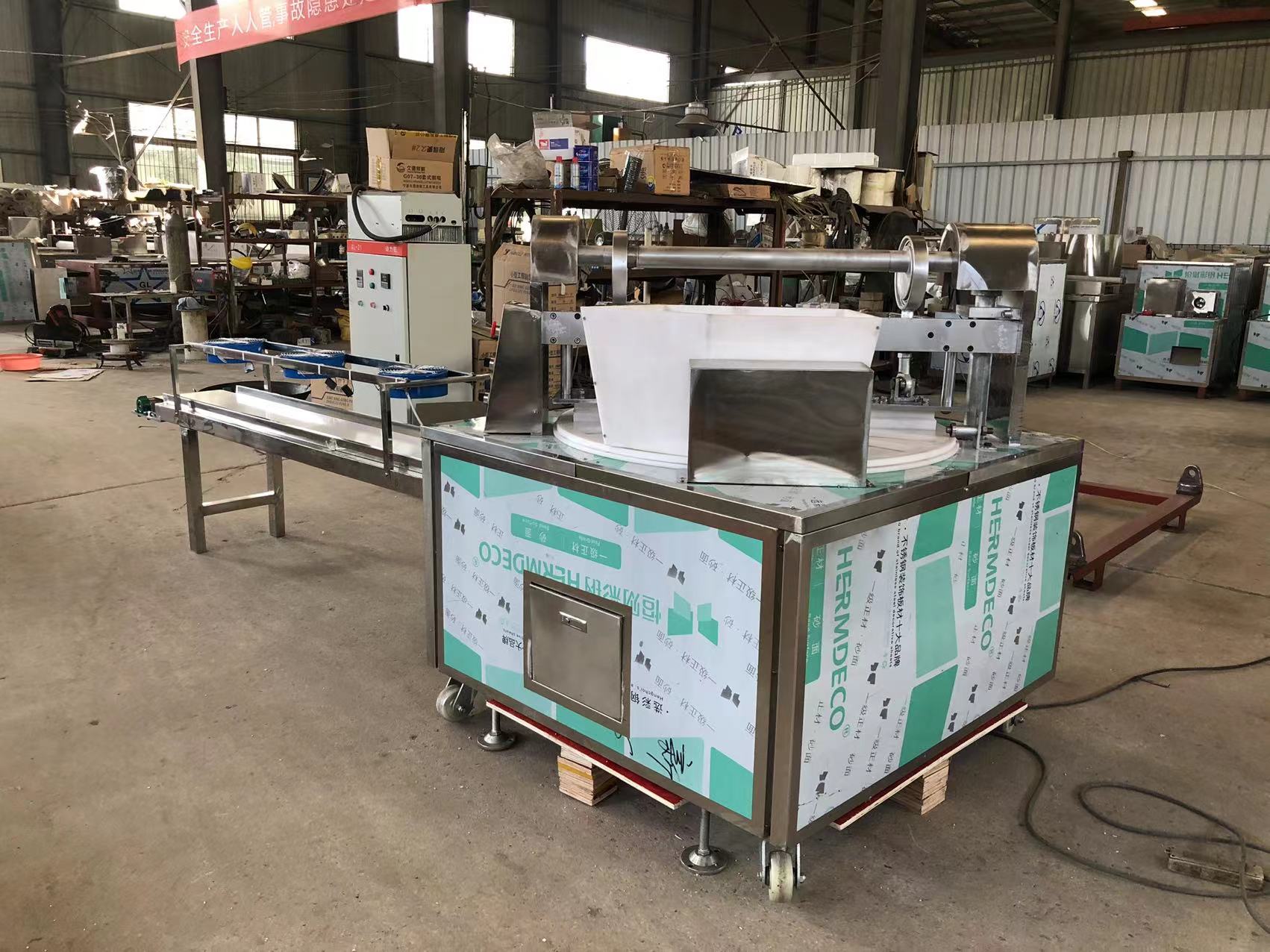 方形米花糖自動(dòng)成型機(jī) 轉(zhuǎn)盤式產(chǎn)量大