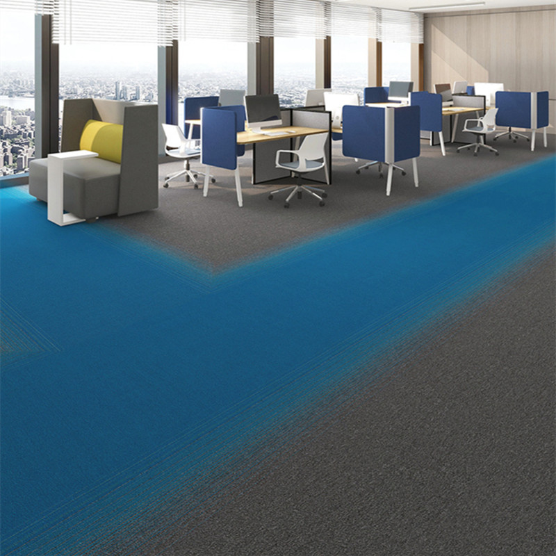 工厂长期批发B1级防火阻燃尼龙方块地毯可出防火阻燃报告