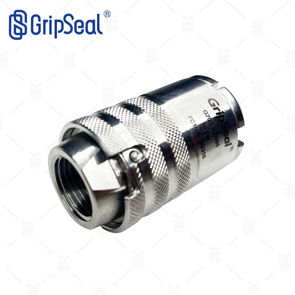 G70S系列小主體迷你型氣液兩用快速接頭 格雷希爾GripSeal不銹鋼快速連接器