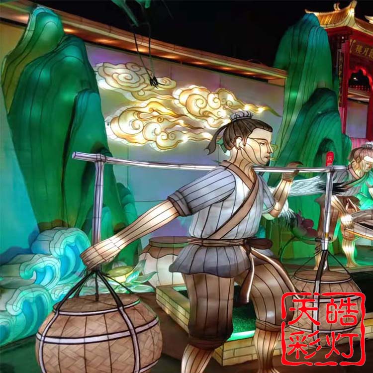 自貢彩燈工廠、燈會制作公司、天皓彩燈公司、手工制作、春節(jié)彩燈定制