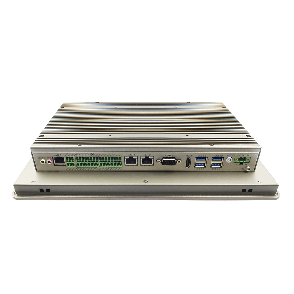 深藍宇N5105無風扇工控一體機 13.3寸嵌入式平板電腦PPC-8208