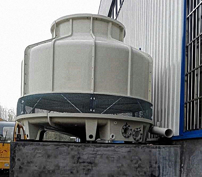 中低溫冷庫制冷機配套80噸冷卻塔80T 圓形玻璃鋼冷水塔