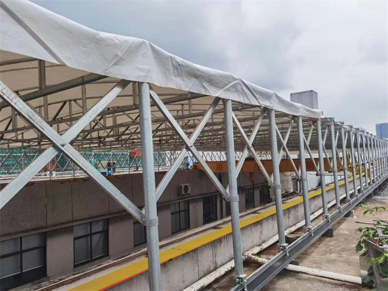 東莞戶外移動推拉雨棚 電動遮陽棚定制廠家