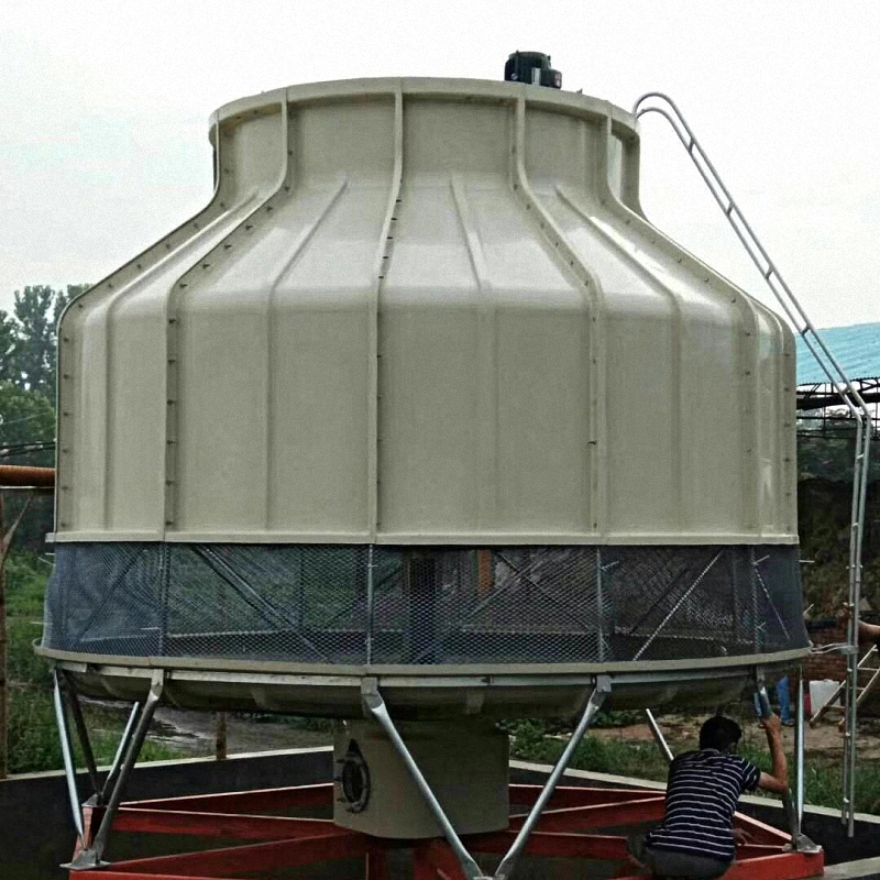 油壓機(jī)液壓油降溫用125噸冷卻塔GCY-125T 圓形冷 卻塔 廠家批售