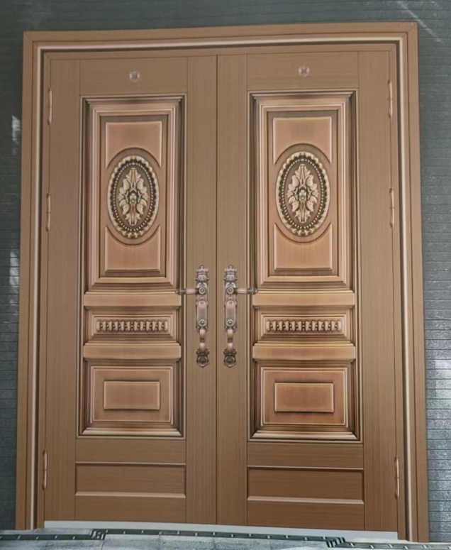 工廠定制韓式門新款韓式入戶門別墅單門小區(qū)入戶門彩鋼門兼別墅庭院設(shè)計(jì)生產(chǎn)廠家 惠州彩鋼門 惠陽彩鋼門 彩鋼門廠家