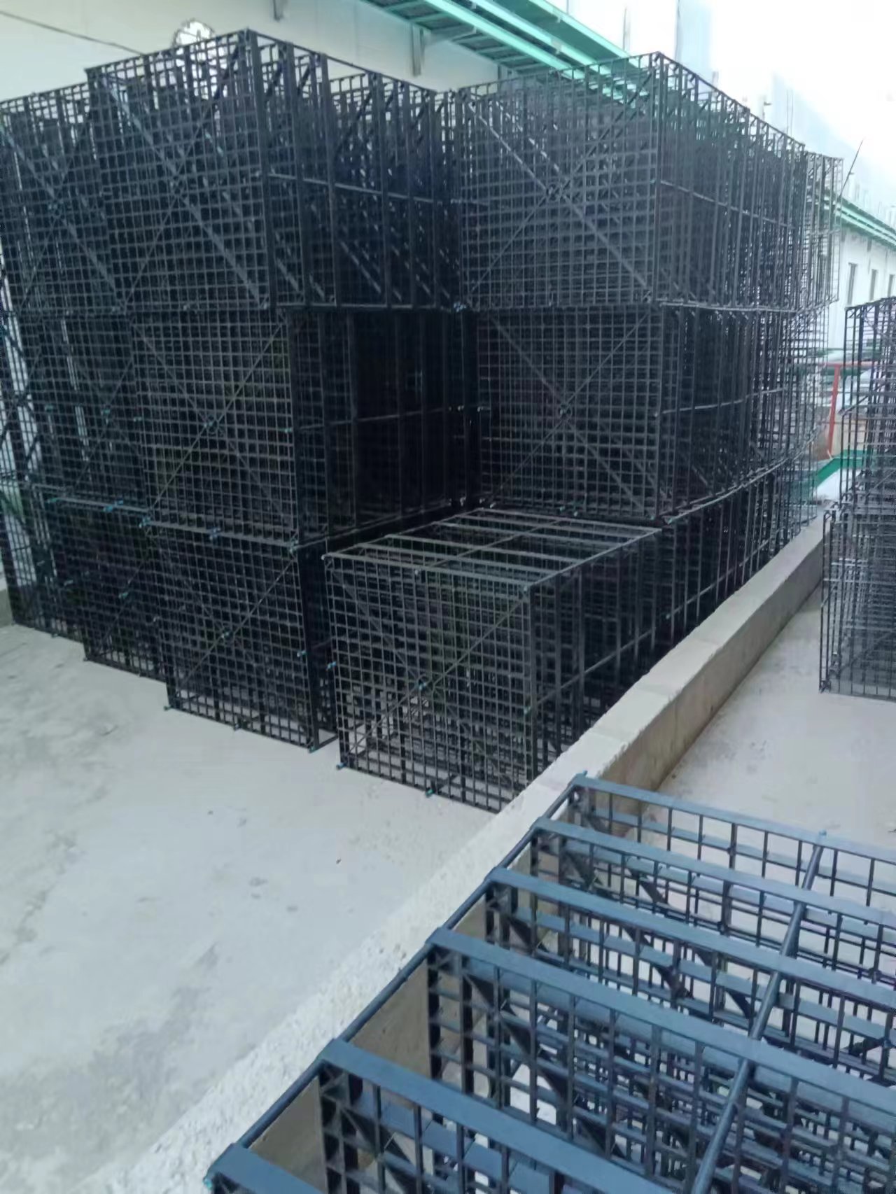 玻璃鋼冷卻塔配件 方形逆流冷卻塔 玻璃鋼冷水塔 熱鍍鋅配件