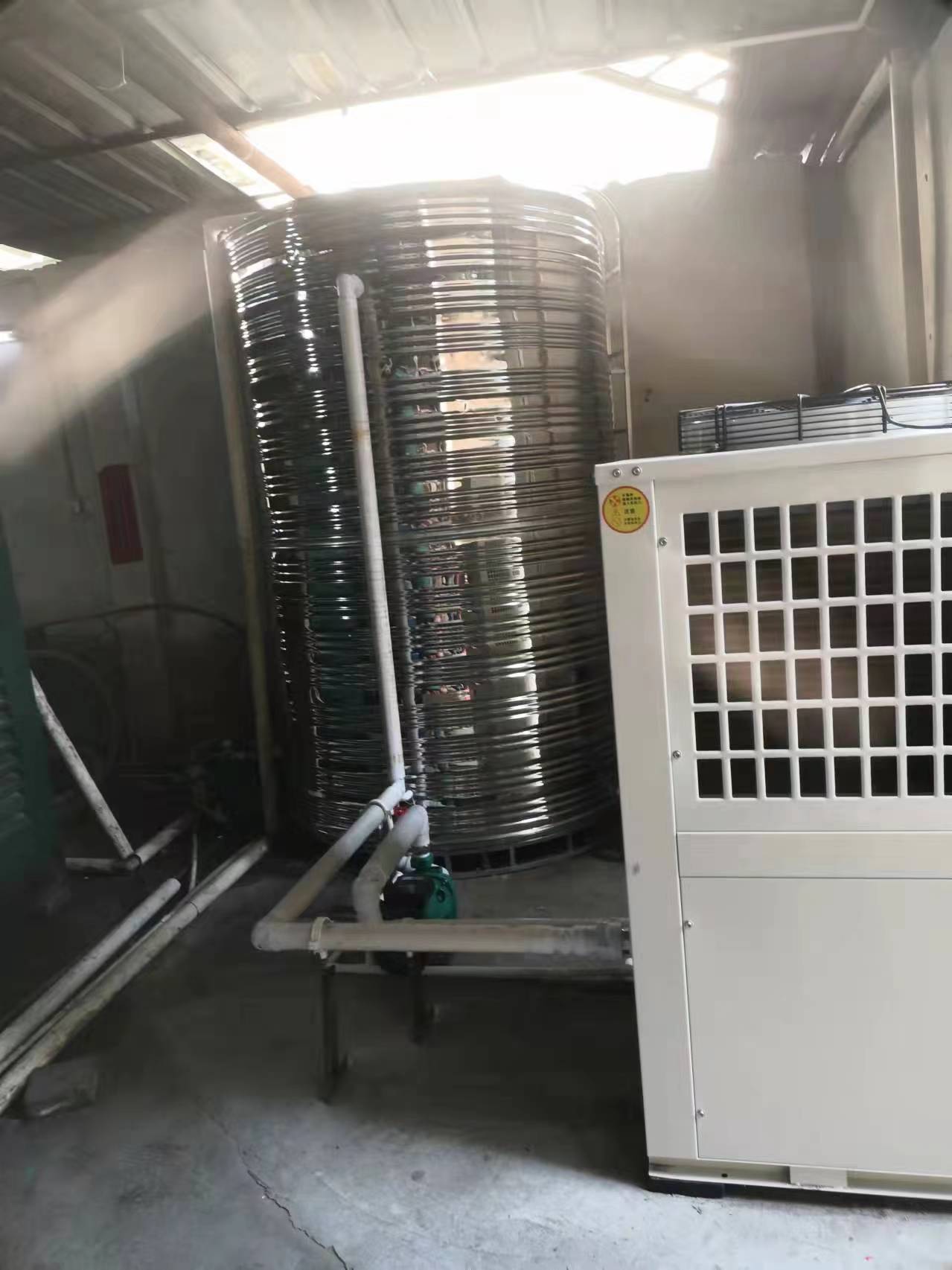 廣州合派達(dá)空氣能熱泵高溫機 五金廠屠宰場化工廠工業(yè)高溫?zé)崴?  title=