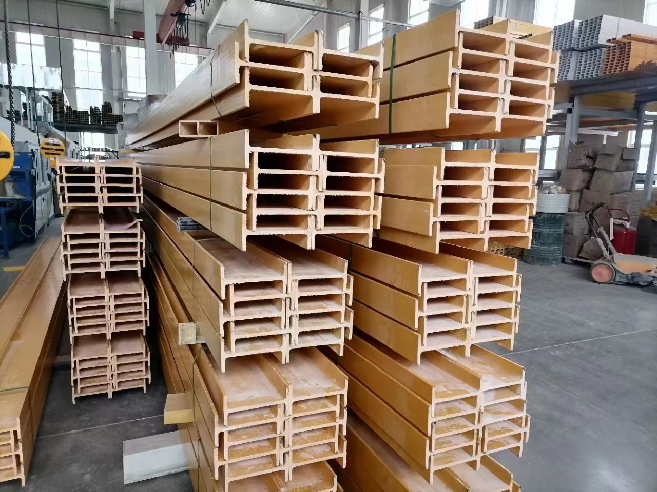 玻璃鋼槽鋼 玻璃鋼拉擠型材槽鋼 復(fù)合材料工字鋼