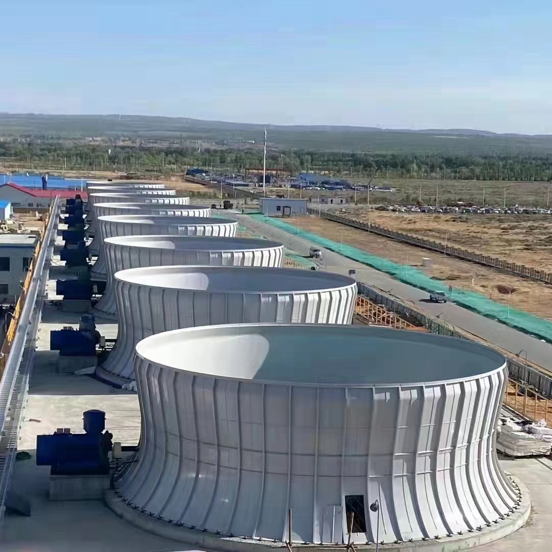 玻璃鋼冷卻塔配件 方形逆流冷卻塔 玻璃鋼冷水塔 熱鍍鋅配件