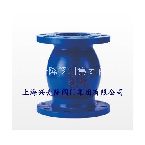 微阻球形止回閥 上海興麥隆 法蘭球形止回閥 適用工業(yè)冷水熱水