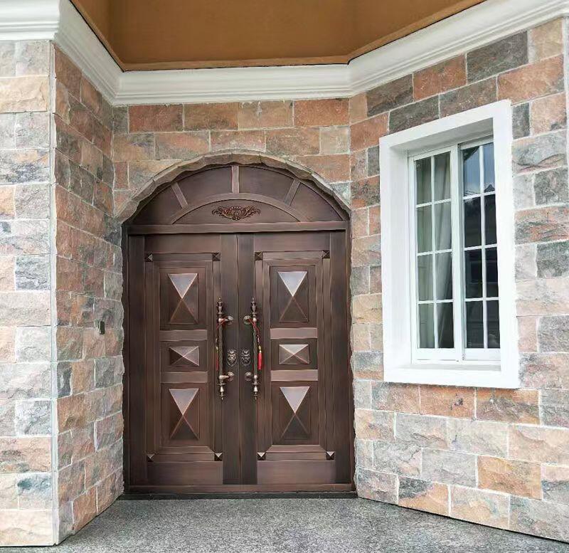 中式庭院- 芙蓉紅蘑菇石 紅色亂石片 粉砂巖條石文化石 火山巖洞石玄武巖