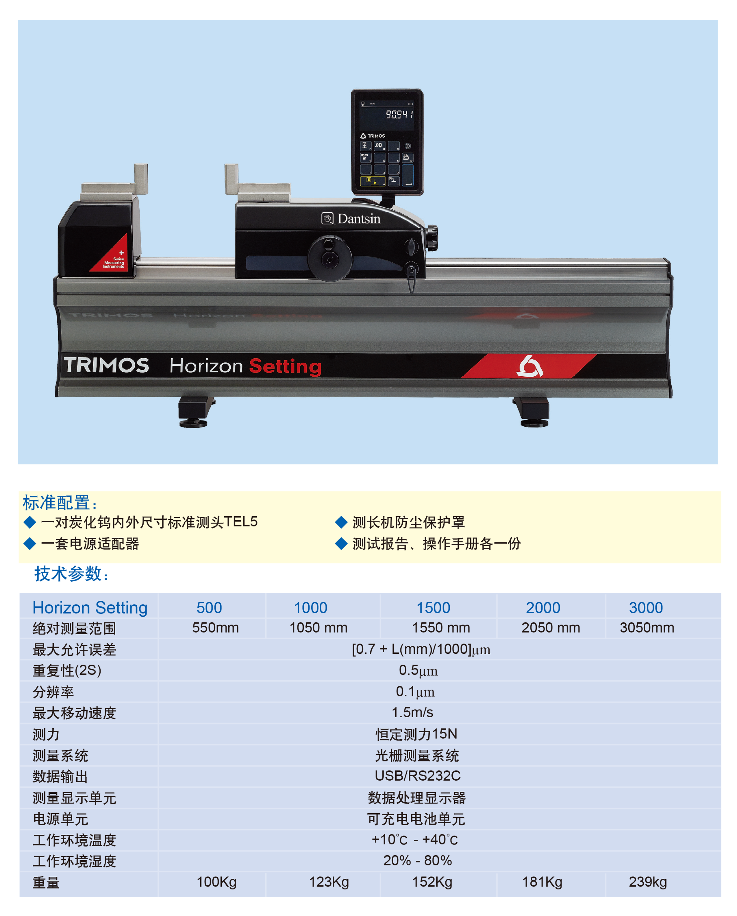 丹青Trimos Horizon Calibration 系列測(cè)長機(jī) 精選德瑞華測(cè)量 車間工廠實(shí)驗(yàn)室
