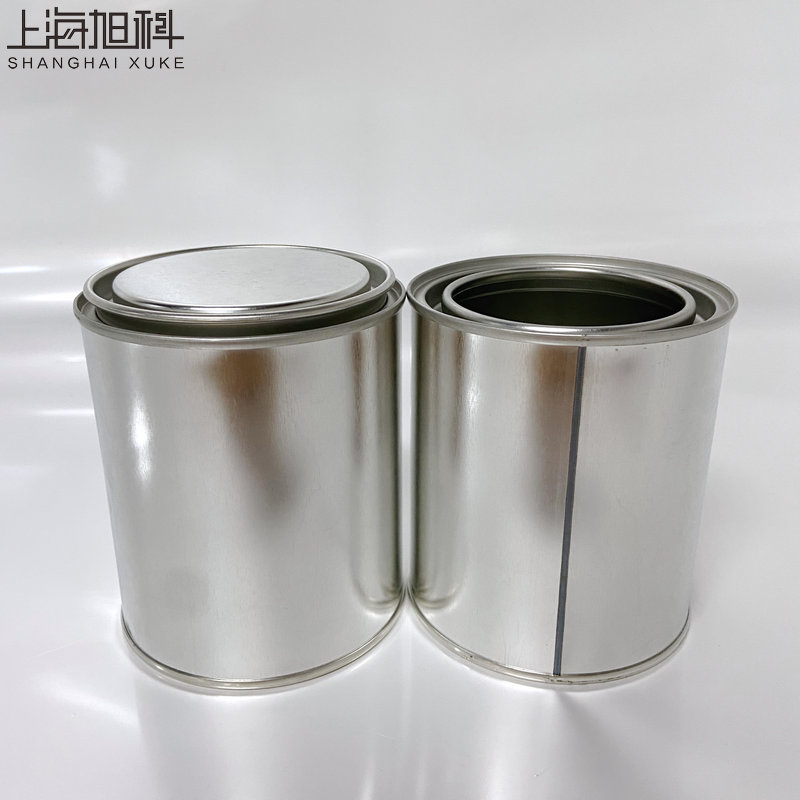 0.5L圓罐 馬口鐵化工罐 油漆涂料罐 茶葉罐 調(diào)漆樣品罐 密封圓鐵罐