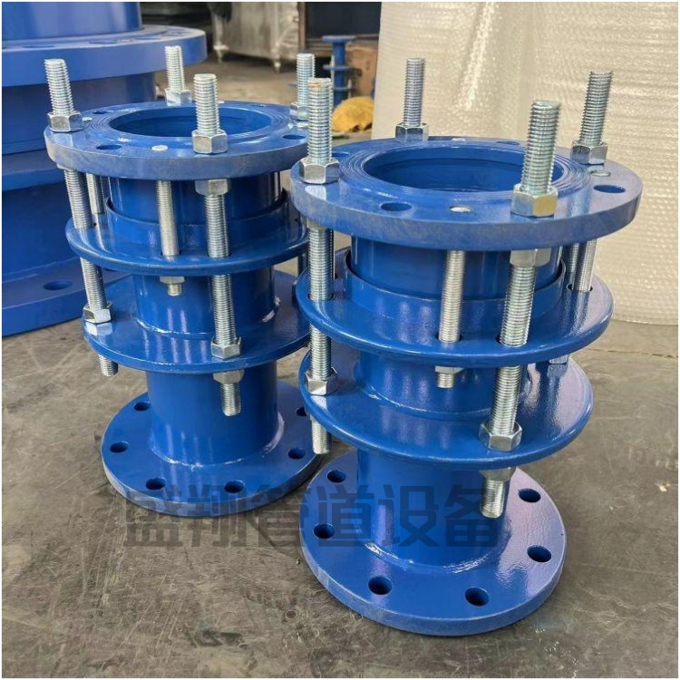 CC2F可拆卸式雙法蘭松套傳力接頭 管道補償器 鋼制伸縮器防水套管  CC2F雙法蘭傳力接頭