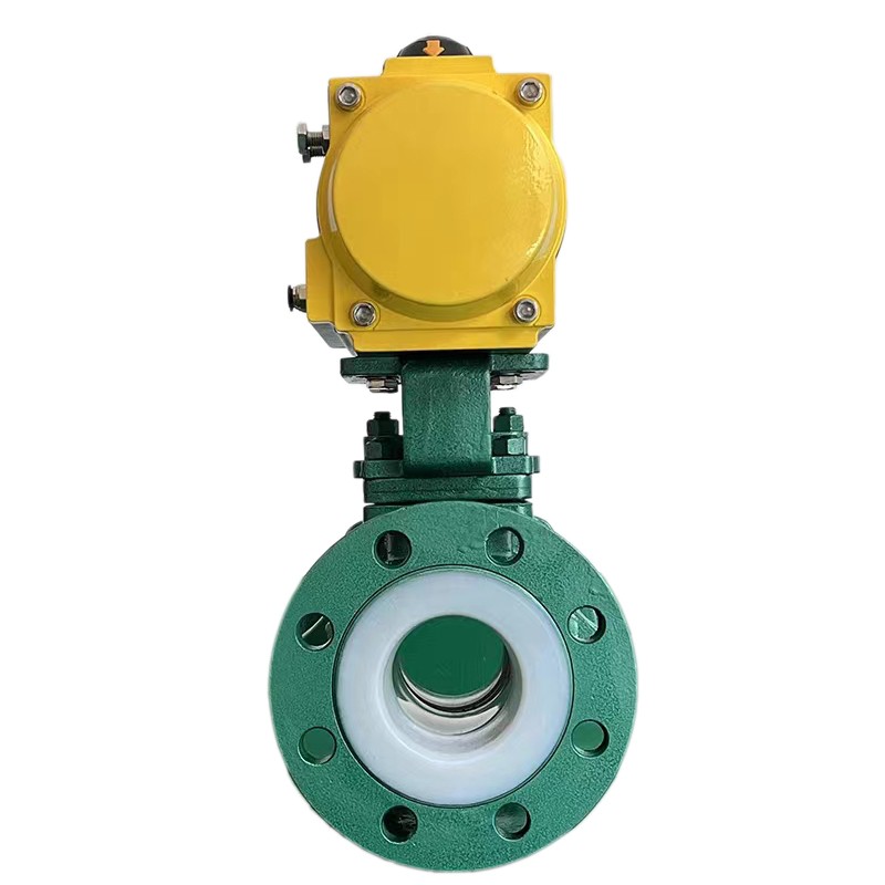 河南氣動(dòng)襯氟球閥廠(chǎng)家 防爆耐酸堿 鋼襯四氟流量調(diào)節(jié)切斷閥