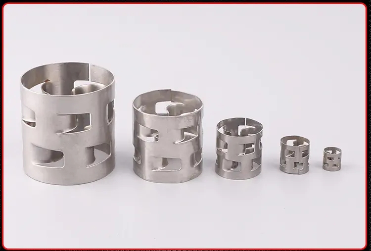 供應金屬鮑爾環(huán) 脫硫塔50mm金屬鮑爾環(huán)填料 316L304不銹鋼鮑爾環(huán)